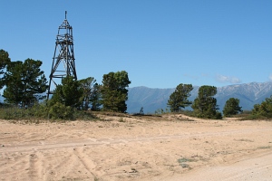 Wieża widokowa w drodze na półwysep Święty Nos