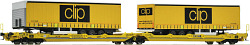 wagon towarowy kieszeniowy Roco 77405