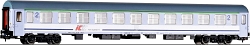 wagon osobowy 2. klasy Tillig 74998