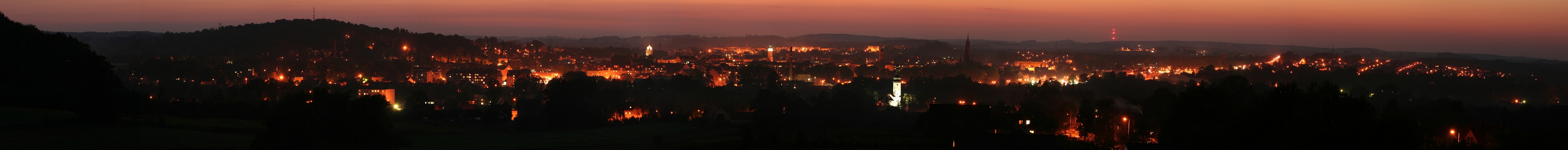 Evening panorama of Luban facing west